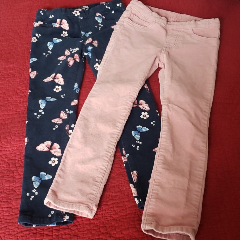 2 Pairs of H&M Cotton Corduroy Pants